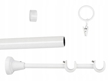 BOJANEK TULUZA Карниз БЕЛЫЙ ДВОЙНОЙ 16+16 / 200