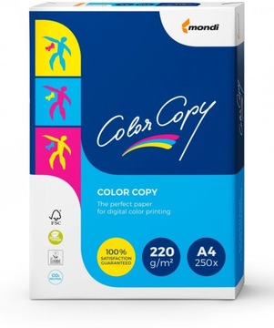 Papier satynowany Mondi Color Copy A4 220g biały