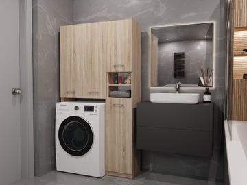 MARPOL DD КОМПЛЕКТ ДЛЯ ВАННОЙ КОМНАТЫ ШКАФ ДУБ СОНОМА