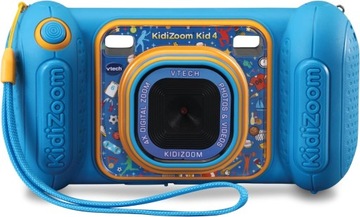 VTECH KidiZoom Kid 4 Aparat fotograficzny niebieski JAK NOWY !!