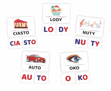 ЗАГАДКА С КАРТОЧКАМИ С ИЗОБРАЖЕНИЯМИ — ДВУСЛОЖНЫЕ СЛОВА (126 карточек) - Узнайте, как