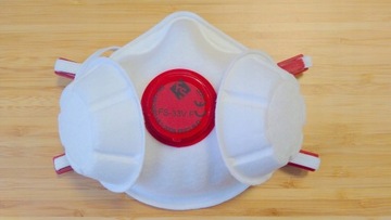 Полумаска от радиоактивной пыли FFP3 FS-33V RD