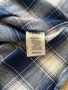 SUPERDRY CLASSIC FIT M40200IU męska koszula flanelowa r. M