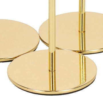 НАБОР ПОДСВЕЧНИКОВ МЕТАЛЛ НАБОР ЗОЛОТОЙ УКРАШЕНИЕ ДЛЯ ГЛАМУРНЫХ СВЕЧЕЙ 3 ШТ.