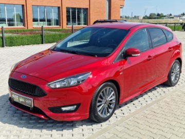 Ford Focus III Hatchback 5d facelifting 1.0 EcoBoost 125KM 2017 Ford Focus 1.0 EcoBoost 125Ps ST-Line Navi Kamera Piekny Gwarancja 125KM, zdjęcie 29