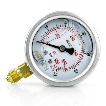 Глицериновый манометр 60 бар AGTECH 85000404