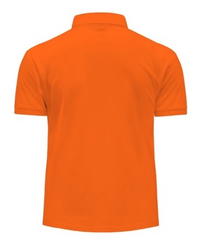 Koszulka Polo Męskie Polówka męska pomarańczowa