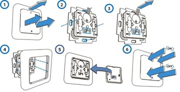 Włącznik Natynkowy Smart Home Bezprzew. OR-SH-1750