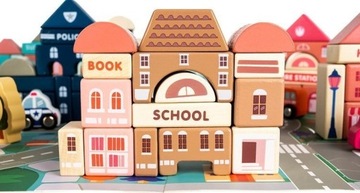 ДЕРЕВЯННЫЕ БЛОКИ ГОРОДСКИЕ МАШИНЫ 115 БЛОКОВ-ГОЛОВОЛОМОК