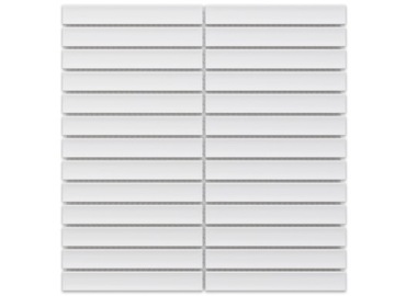 MOZAIKA CERAMICZNA BIAŁA PIANO WHITE MAT
