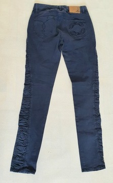PATRIZIA PEPE - Granatowe jeansy r. 26 Nowe