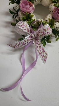 Пасхальный венок, украшение венка из яиц.