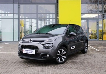Citroen C3 III Hatchback Facelifting 1.2 PureTech 83KM 2023 Citroen C3 1.2 Benz 83KM MAX SHINE Salon PL Serwis ASO CarPlay ALU AirBump, zdjęcie 1