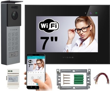 Wideodomofon 7'' WiFi FullHD M10B-X S12D VIDOS X