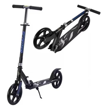 Городской скутер складывается для взрослых детей Большие колеса 200 мм 100 кг.