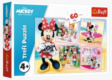 Puzzle dla dzieci 60 elementów Myszka Minnie