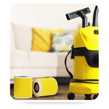 3x ФИЛЬТРА ДЛЯ ПЫЛЕСОСА KARCHER WD3 MV3 WD2 SE4001 KWD3 V12 V15 V17 WD3.200