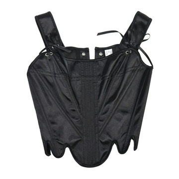 Petal Hem with Fishbone Straps At The Back Tight F