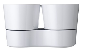 ЦВЕТОЧНЫЙ ГОРШОК МЕПАЛ ТРАВЫ БАЗИЛИК РОЗМАРИН САМОПОЛИВАЮЩИЙСЯ ДВОЙНОЙ