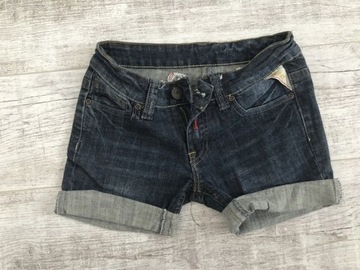 REPLAY____krótkie SPODENKI szorty jeans____27 36 S