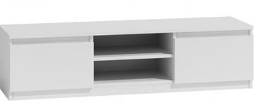 Szafka RTV Malwa biała 140x40x36cm