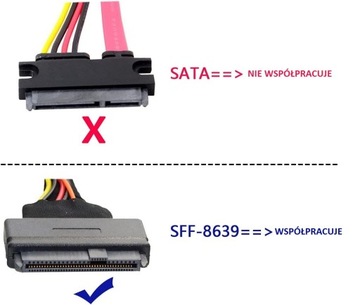 Адаптер M.2 ngff Ключ M NVME для SSD PCIE MAD U.2 SFF-8639 68PIN
