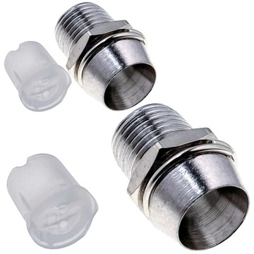 OPRAWKA diody LED 5mm WKLĘSŁA metalowa 2 sztuki