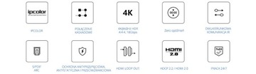 Преобразователь сигналов HDMI в LAN SPH-676C 4K IPCOLOR