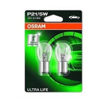 OSRAM 121628 ZAROWKA 12V P21/5W 21/5W BAY15D /DWUWLOKNOWA/ ULTRA LIFE /3 LA