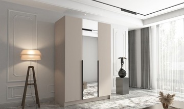 Наклонный гардероб II 150 см с зеркалом - 3 -деревенский гардероб Classic