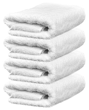 Ręcznik HOTELOWY 500gr GŁADKI FROTTE 30x50 4szt