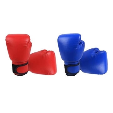 s-2 pary PU Leather Mesh Kids Kids Kick Boxing