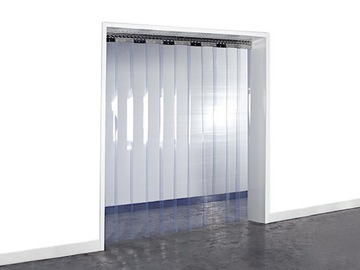 Крепежная пластина для штор ПВХ из пленки ПВХ толщиной 300 мм.