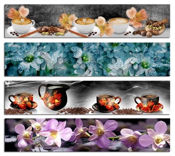 Моющиеся фотообои для кухни 300 см х 60 см.