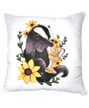 Poszewka Hufflepuff - Borsuk + puchar Helgi Hufflepuff Harry Potter