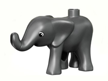 TS Nowe LEGO DUPLO - zoo słoń SŁONIK c. szary