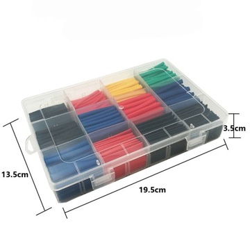 ТЕРМОУСАДОЧНЫЕ ТРУБКИ ФУТБОЛКА 850 ШТ. В КОРОБКЕ 12