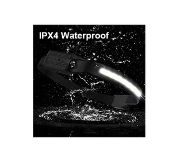 МОЩНЫЙ COB СВЕТОДИОДНЫЙ ФОНАРЬ, ДАТЧИК ДВИЖЕНИЯ USB C