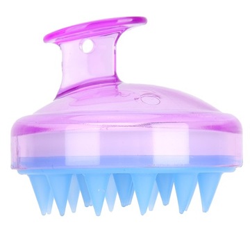 2шт круглая силиконовая массажная расческа