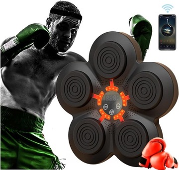 MUSIC BOXING MACHINE BLUETOOTH W TRENINGOWY ŚCIANA BOKSERSKA RĘKAWICE
