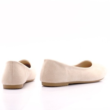 BALERINY KLASYCZNE BUTY DAMSKIE WKŁ. SKÓRA 7640 38