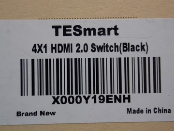 4x1 HDMI 4K-переключатель 60 Гц HDCP HDTV