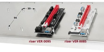 КОРПУС НА 19 20 КАРТ RISERA 008S 009S ETH 2xPOWER