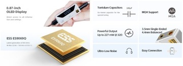 Титановый ЦАП/Усилитель Shanling UA4 ES9069Q