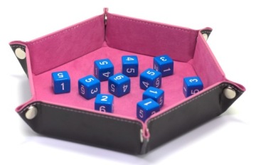 НАБОР ИЗ 25 ГОЛУБЫХ ШЕСТИГРАННЫХ КУБИКОВ D6 ДЛЯ РПГ, 1,6 СМ.