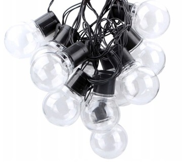Садовая светодиодная солнечная гирлянда с 30 светодиодными шариковыми лампочками