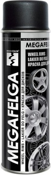 Lakier do felg DECO COLOR MEGAFELGA 500ml czarny