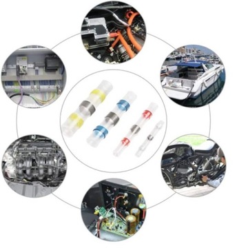 НАБОР ТЕРМОУСАДОЧНЫХ ПАЯНЫХ СОЕДИНЕНИЙ 50 шт.