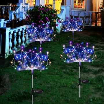 СОЛНЕЧНАЯ САДОВАЯ ЛАМПА Одуванчик 120LED