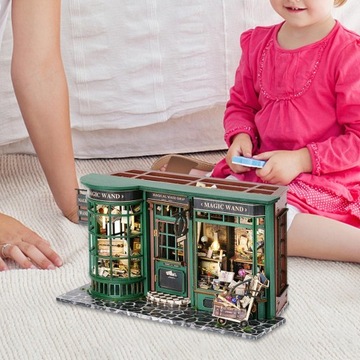 Миниатюрная 3D кукла-пазл своими руками, европейская с